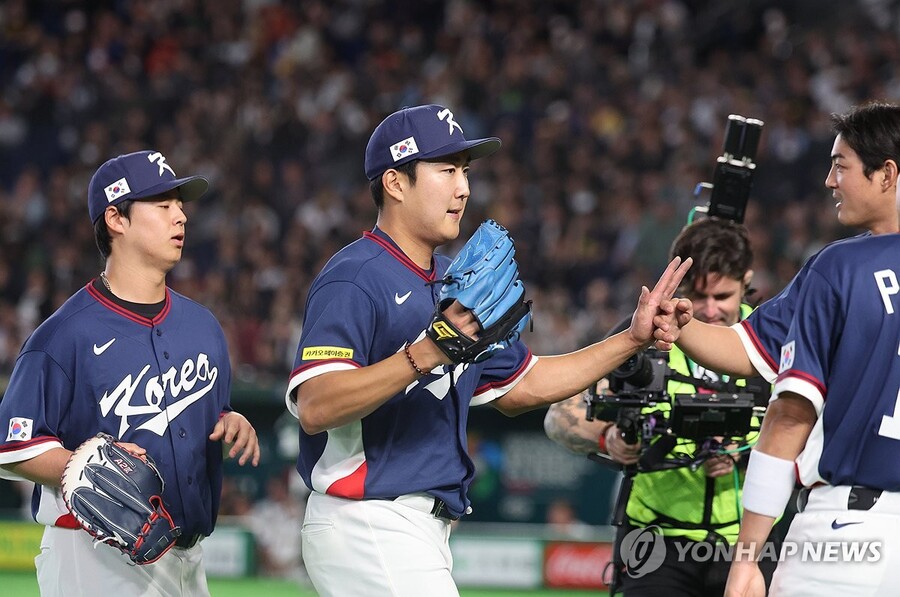 ▲ WBC 호주전 선발로 나섰던 손주영이 팔꿈치 부상 여파로 낙마했다.ⓒ연합뉴스 제공