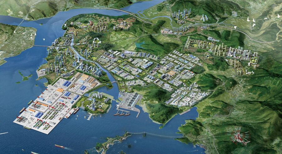 ▲ 하동군 경제자유구역 조감도ⓒ