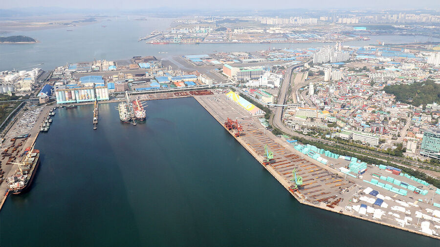 ▲ 인천 내항 전경 ⓒ인천항만공사 제공