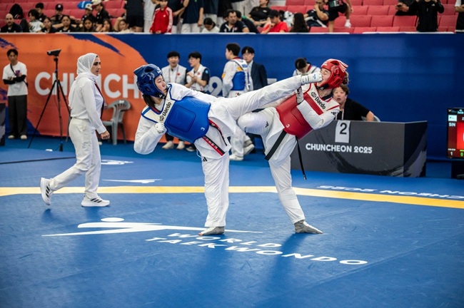 ▲ 지난해 열린 국제 태권도 대회 모습. ⓒ춘천시