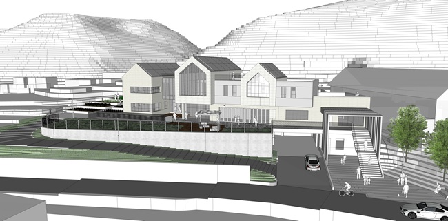 ▲ 기린내린 어울림플랫폼 조감도. ⓒ인제군