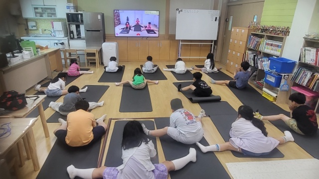 ▲ 아동 비만 예방을 위한 건강한 돌봄놀이터ⓒ송탄보건소 제공