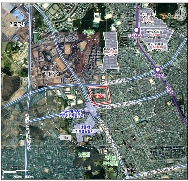 ▲ 양천구 신월5동 77번지 위치도. ⓒLH