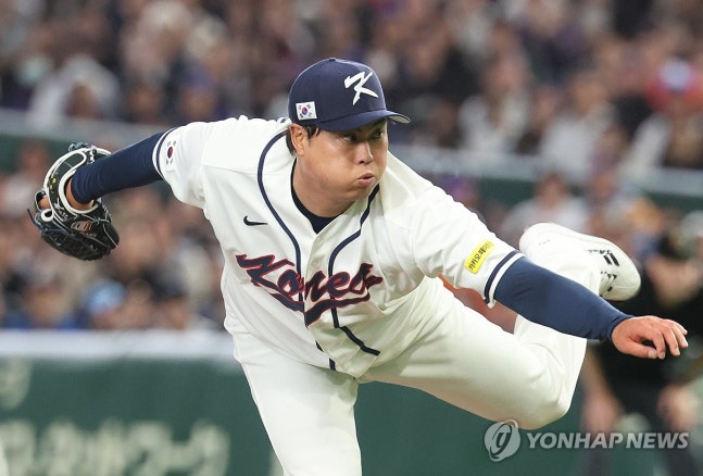 ▲ 류현진이 WBC 8강 도미니카공화국전에 선발로 나선다.ⓒ연합뉴스 제공