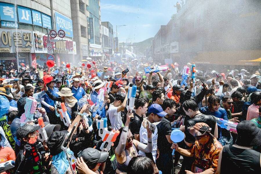 ▲ 정남진 장흥 물축제ⓒ장흥군 제공