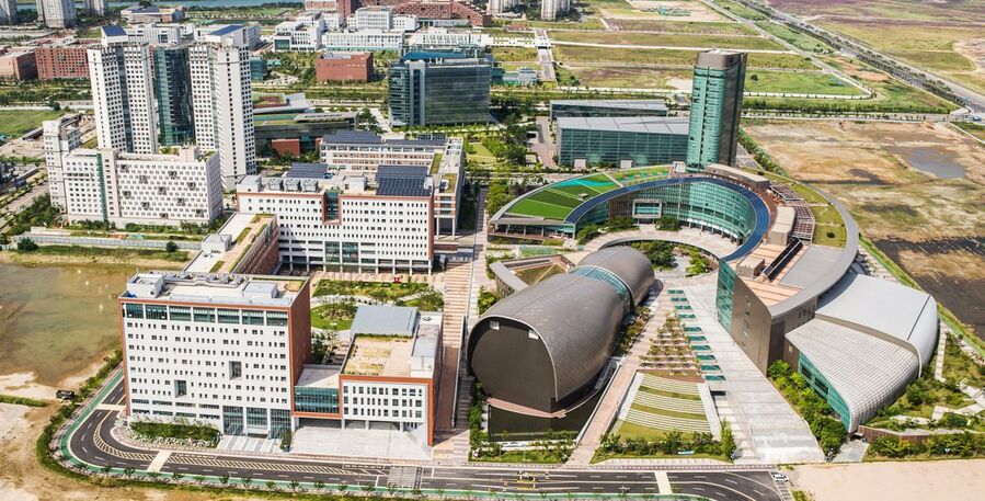 ▲ 송도국제도시에 있는 인천글로벌캠퍼스 전경ⓒ인천글로벌캠퍼스 제공