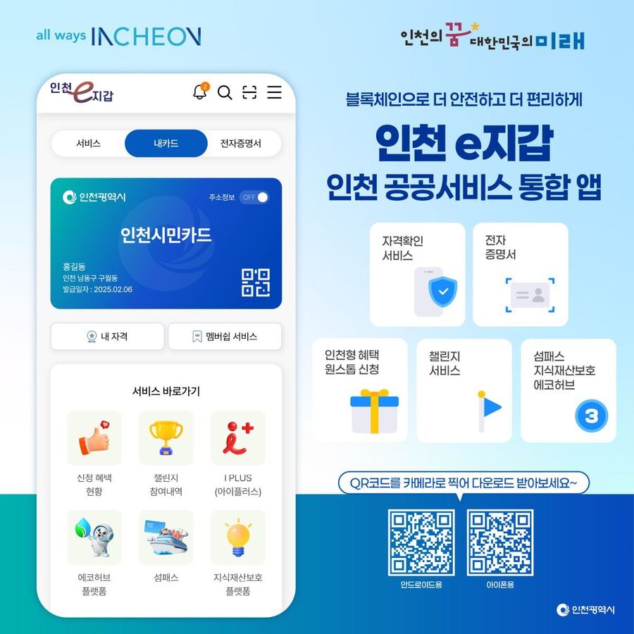 ▲ 인천e지갑 홍보 이미지 ⓒ인천시 제공