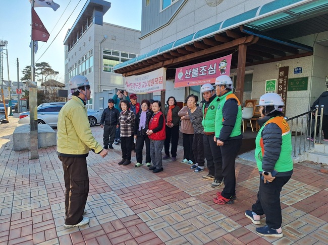 ▲ 인제군 자율방재단 활동 모습. ⓒ인제군