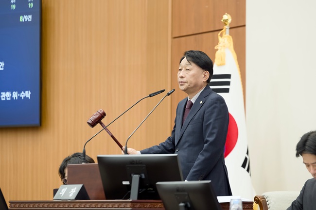 ▲ 최익순 의장. ⓒ강릉시의회