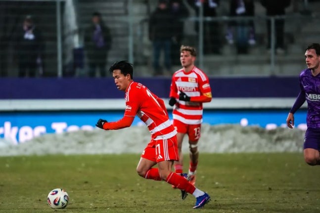 ▲ 정우영이 극장골을 터뜨린 베를린이 프라이부르크를 1-0으로 잡았다.ⓒ우니온 베를린 제공