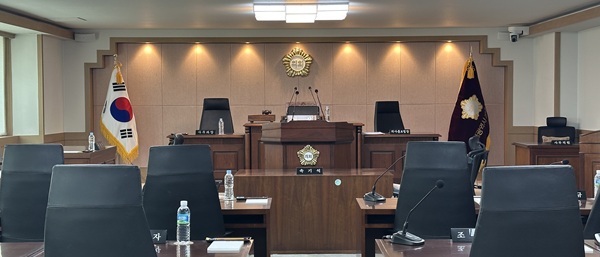 ▲ 대덕구의회 본회의장.ⓒ대덕구의회