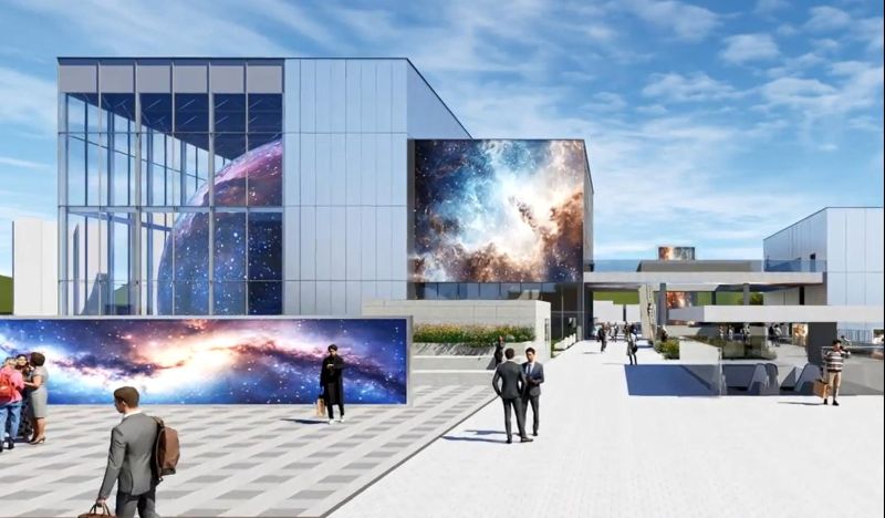 ▲ 한국형 LED 돔 조감도.ⓒ홍성군