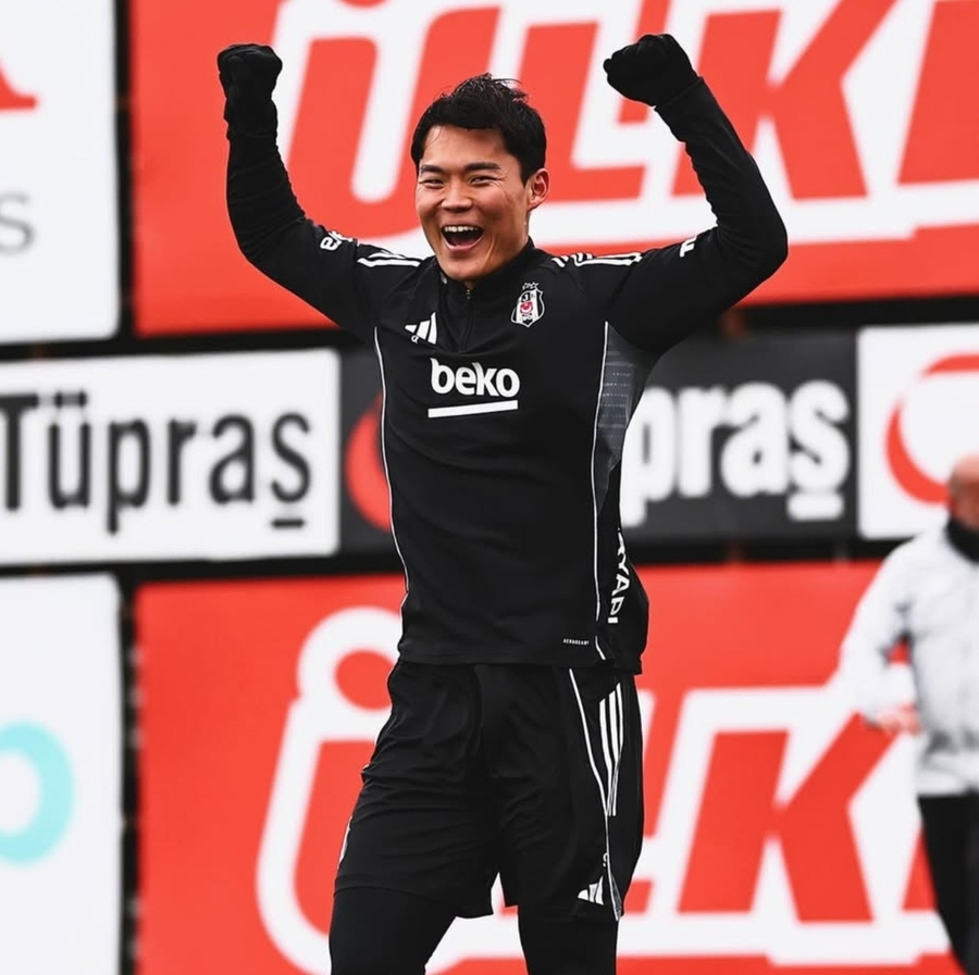 ▲ 베식타시 오현규가 침묵했지만 팀은 겐츨레르비를리이에 2-0 승리를 거뒀다.ⓒ베식타시 제공