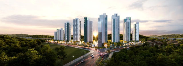 ▲ 푸르지오 센트로 원의 석경 투시도.ⓒ대우건설