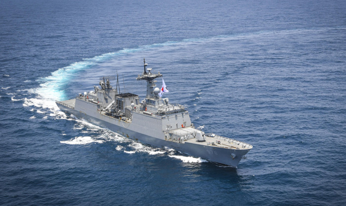 ▲ 아덴만에서 활동 중인 청해부대의 모습. ⓒ합동참모본부 제공