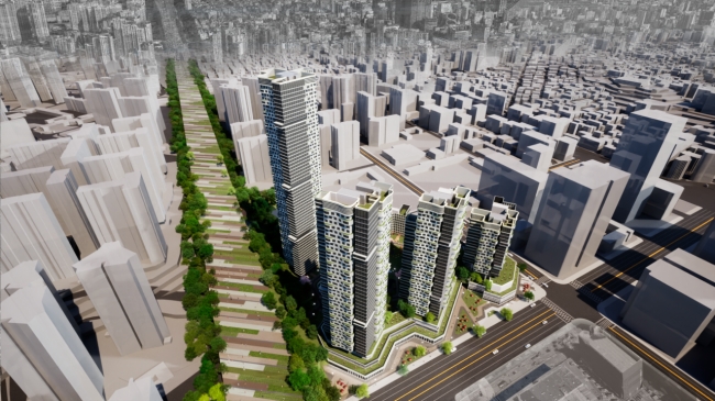 ▲ 진흥아파트 재건축 조감도. ⓒ재건축조합