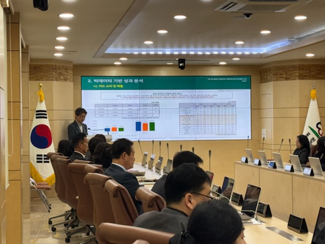 ▲ 홍천군이 지난 16일 제14회 홍천강 꽁꽁축제에 대해 빅데이터로 분석한 결과를 공유했다. ⓒ홍천군