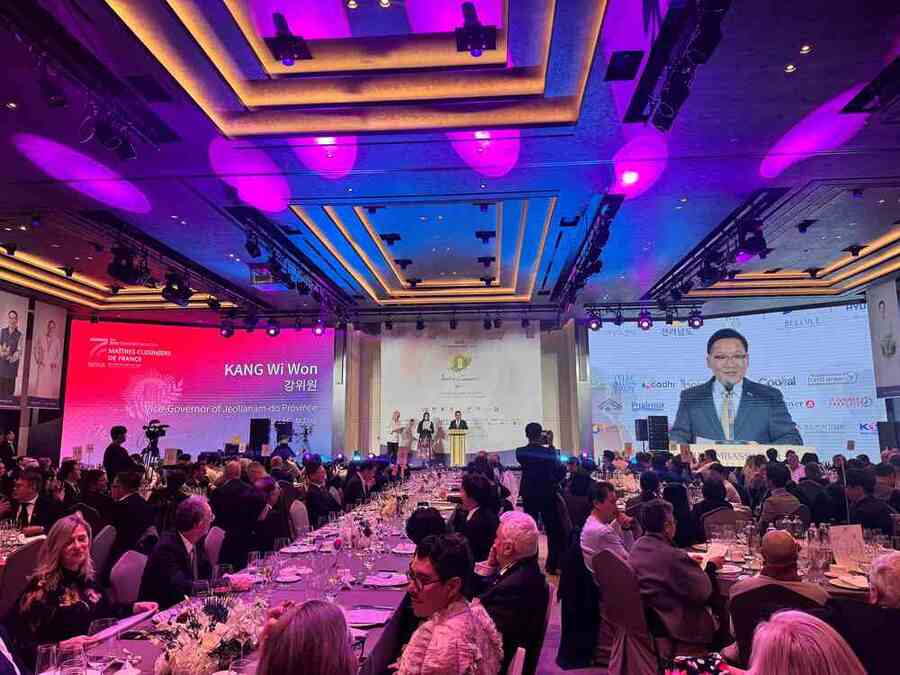 ▲ ‘프랑스 명장 요리사 협회(MCF) 세계총회’ⓒ전라남도 제공