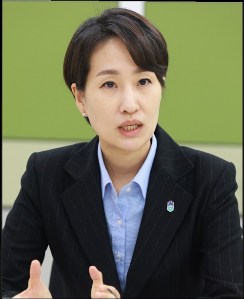 ▲ 김수민 국민의힘 충북지사 경선 참여자.(사진은 충북도 정무부지사 재직 당시)ⓒ충북도 제공 DB.