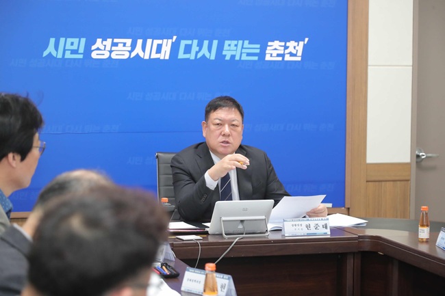 ▲ 현준태 부시장. ⓒ춘천시