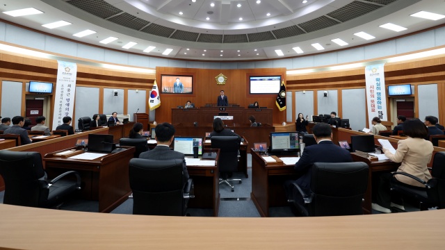 ▲ 제300회 임시회 폐회식ⓒ오산시의회 제공