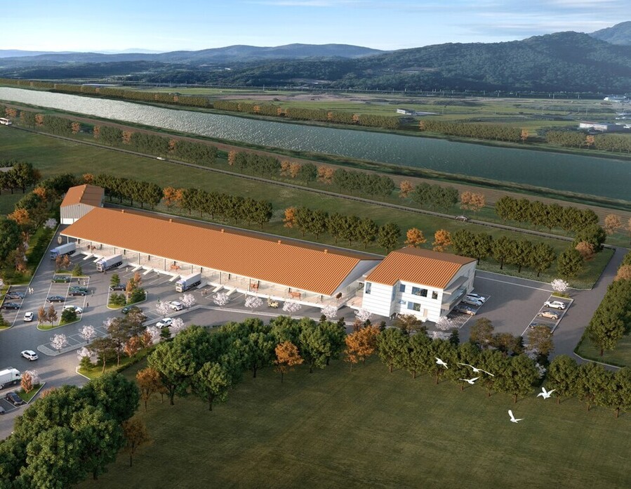 ▲ 신축 황룡우시장 조감도ⓒ장성군 제공