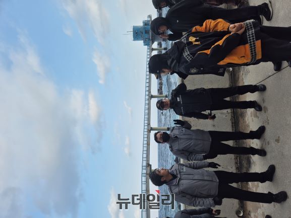 ▲ 울릉경찰서,동해해경,울릉119안전센터...현장상황 점검중이다ⓒ뉴데일리