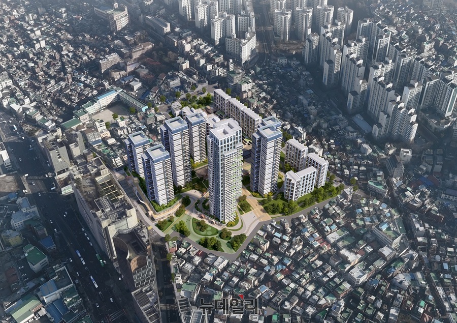 ▲ 강북구 미아동 75 일대 주택정비형 재개발사업 조감도 ⓒ서울시