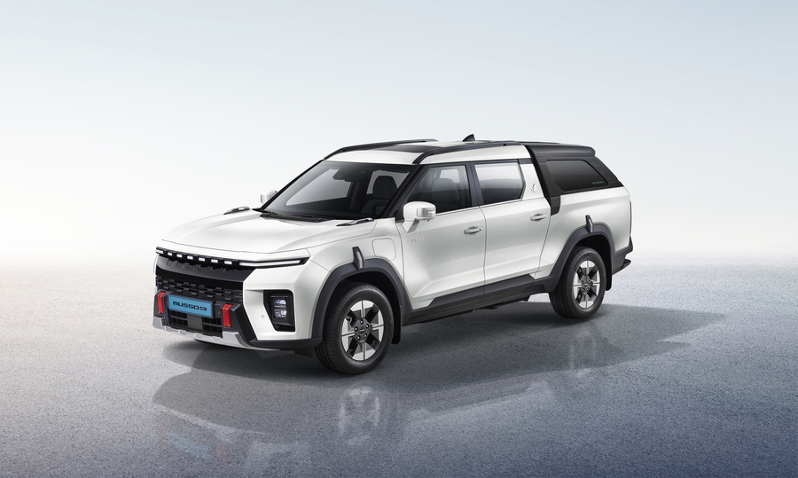 ▲ KGM의 전기 픽업 모델 무쏘 EVⓒKGM