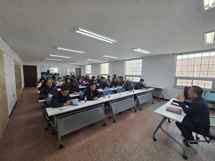 ▲ 개도 현장 간담회ⓒ여수시 제공