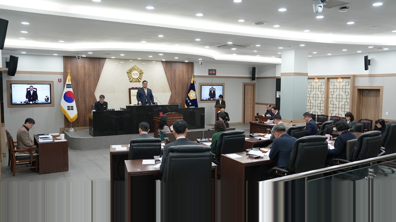 ▲ 괴산군의회 349회 임시회. ⓒ괴산군의회