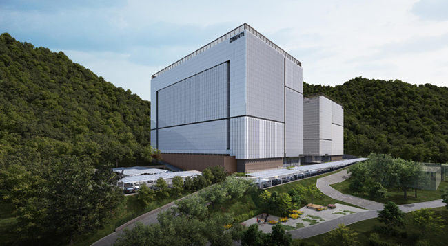 ▲ 데이터센터 1단계 조감도. ⓒ강릉시