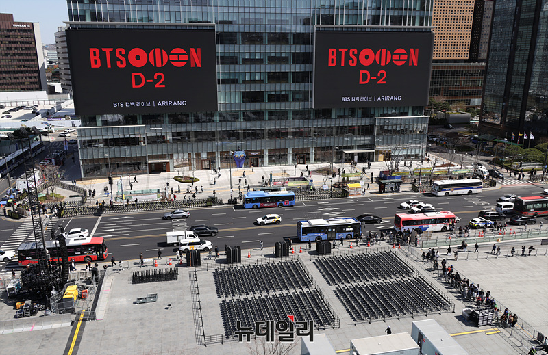 ▲ 19일 서울 종로구 광화문광장 전경. ⓒ서성진 기자