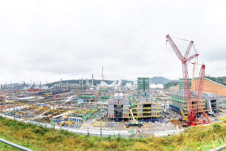 ▲ 울산 샤힌 프로젝트 건설 현장ⓒS-OIL