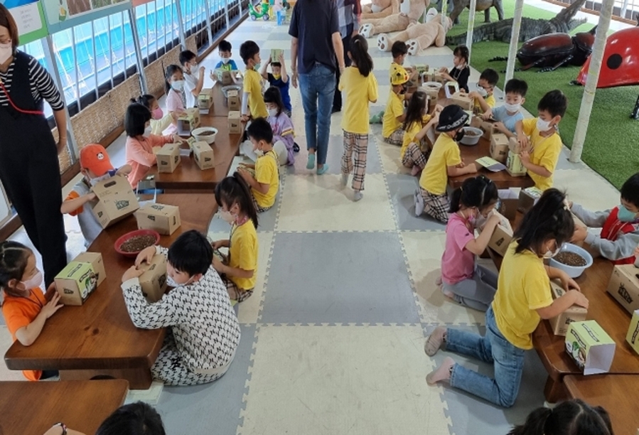 ▲ 꼬물락농장 활동체험ⓒ여수시 제공