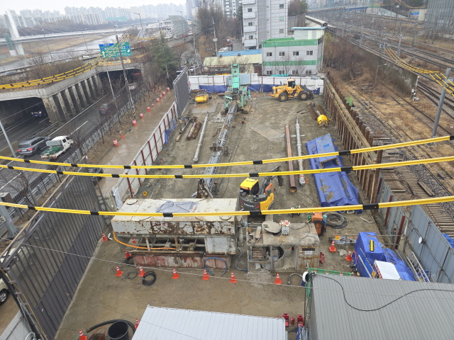 ▲ 독산동 데이터센터 공사현장.