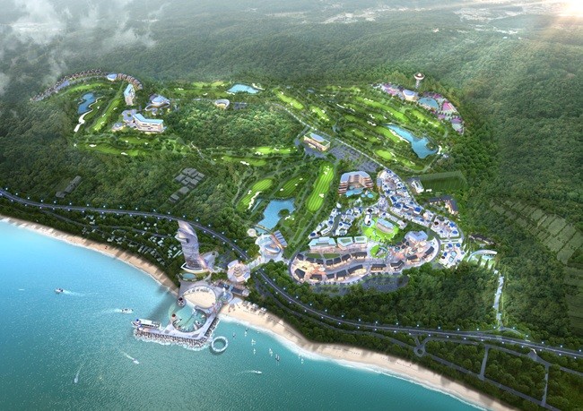▲ 해솔리아 관광단지 조감도. ⓒ고성군