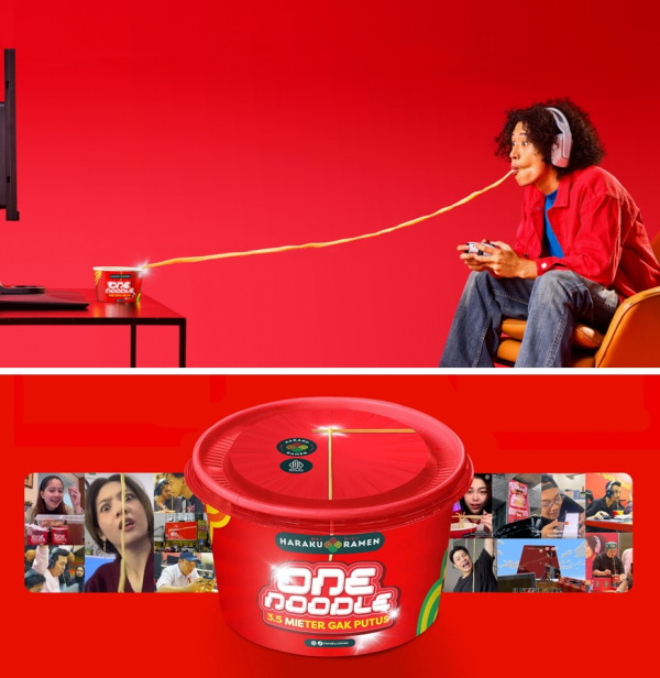 ▲ '원 누들(ONE NOODLE)' 캠페인. ⓒBLKJ HAVAS 싱가포르