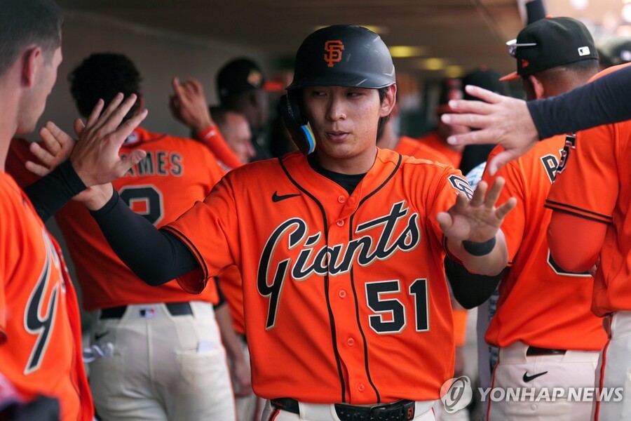 ▲ 샌프란시스코 이정후가 시범경기 첫 홈련을 작렬했다.ⓒ연합뉴스 제공