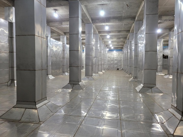 ▲ 청주시, 금천배수지 내부 사진