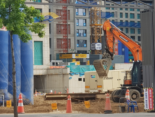 ▲ 아파트 건설공사 현장. ⓒ뉴데일리DB
