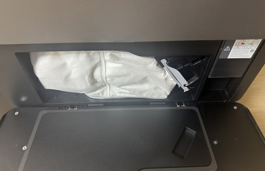 ▲ 도크 내 먼지통과 세제통이 있는 모습. ⓒ김재홍 기자