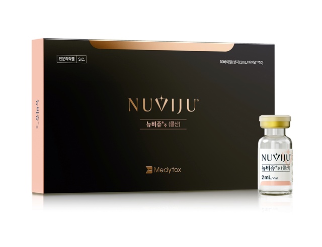 ▲ 콜산(CA) 성분 지방개선 주사제 '뉴비쥬'. ⓒ메디톡스