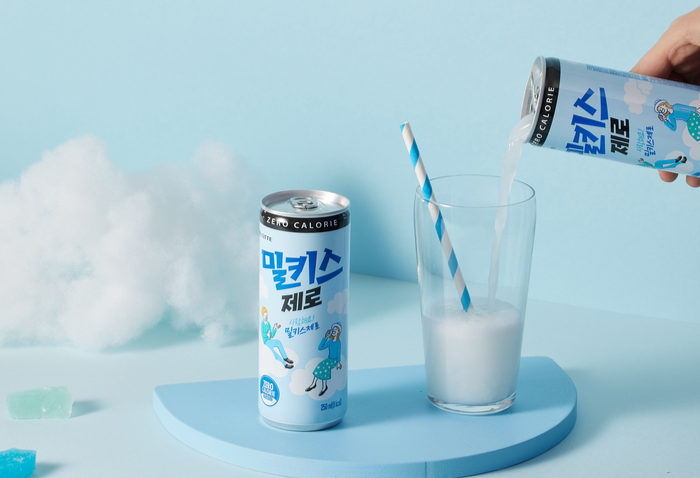 ▲ 밀키스 제로ⓒ롯데칠성음료