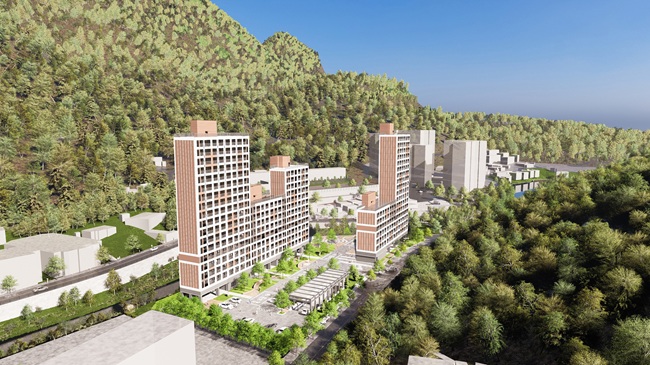 ▲ 삼척 도계 강원형 공공임대주택 조감도. ⓒ삼척시