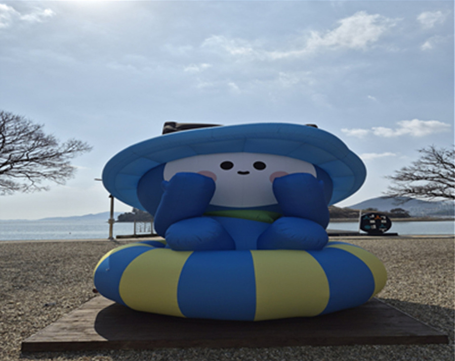 ▲ 다섬이 조형물_웅천 친수공원ⓒ여수시 제공