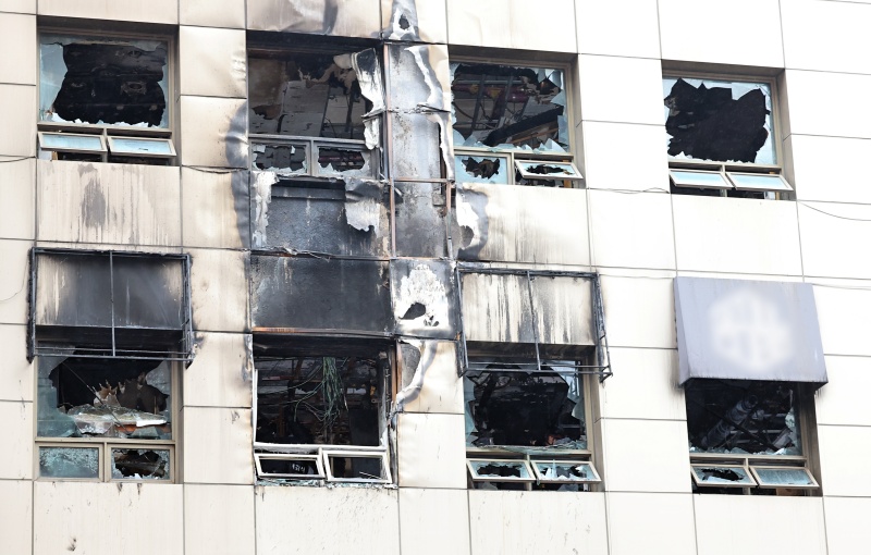 ▲ 지난 14일 발생한 서울 소공동 호텔 화재 현장. ⓒ뉴시스