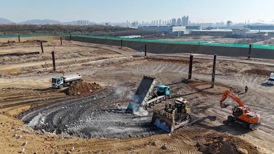 ▲ 인천시 서구 수도권매립지 3-1 공구 전경 ⓒ수도권매립지관리공사 제공