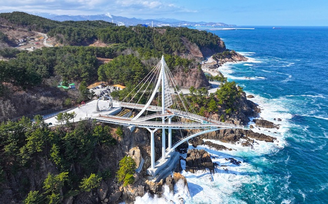 ▲ 삼척 해상 스카이워크 전경. ⓒ삼척시