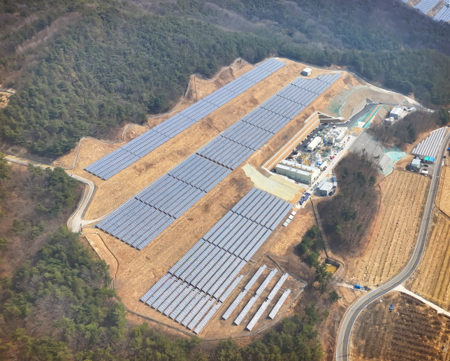 ▲ 김천 그린수소 생산시설 전경. ⓒ삼성물산 건설부문